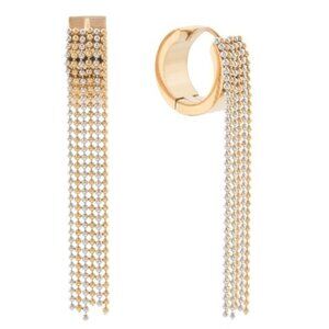 DANNIJO Brielle Chain Hoop Earrings